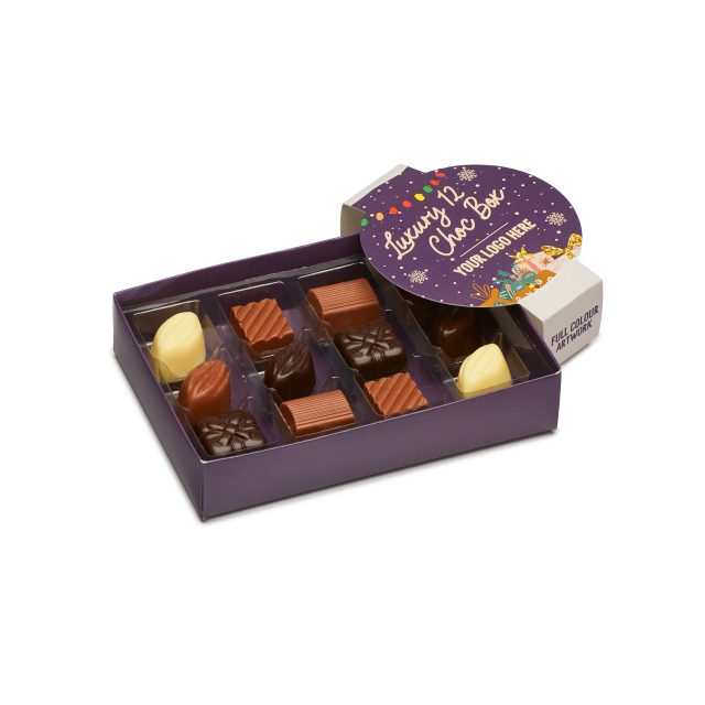 Winter Collection – Luxury 12 Choc Box – Chocolate Truffles